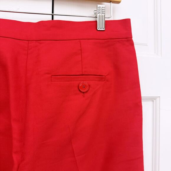 Sandro Red/Rouge Poison Straight Leg Pants (Size 42) - Picture 7 of 11
